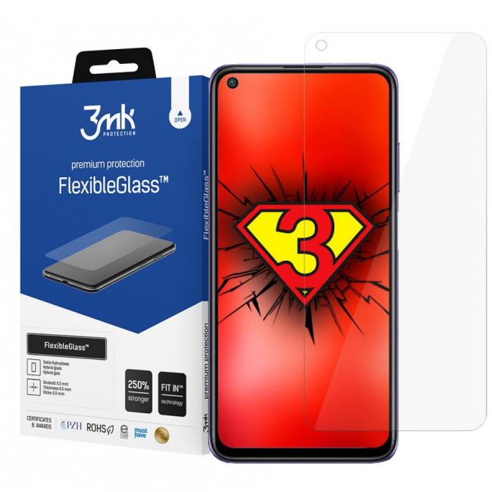 3MK - 3MK Xiaomi Redmi Note 9T 5G Hybrid Okrossbart Glas FlexibleGlass