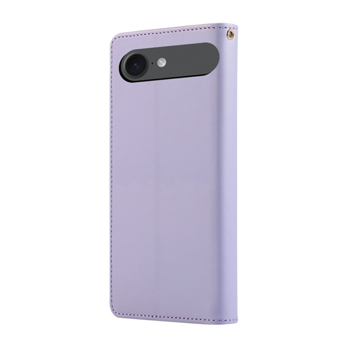 A-One Brand - iPhone 17 Air Plånboksfodral RFID Rhombus Läder - Lila