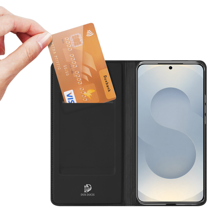 Dux Ducis - Dux Ducis Plånboksfodral för Galaxy S26 Plus Skin Pro - Svart