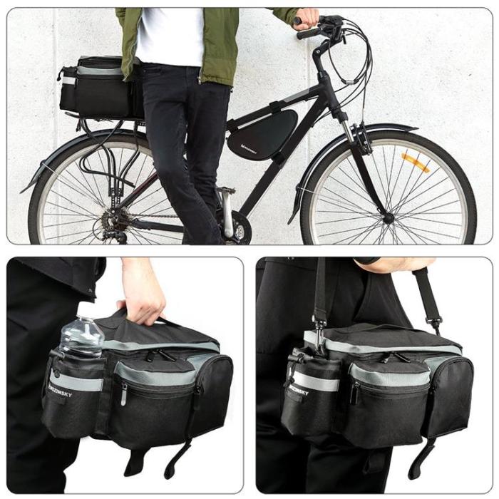 Wozinsky - Wozinsky Cykelväska Bakkoffert med rem 6L