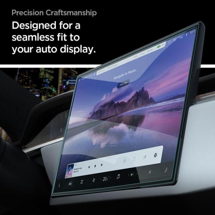 Spigen - Spigen Tesla Model (X 2022/S 2021) Härdat Glas Skärmskydd EZ FIT