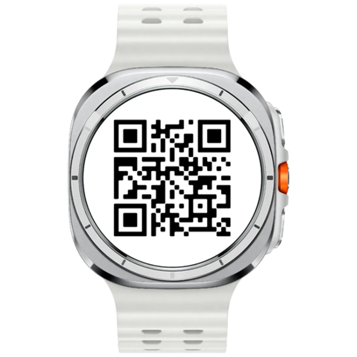 Samsung - Samsung Galaxy Watch Ultra Titanium Vit (Vit Rubber Strap)