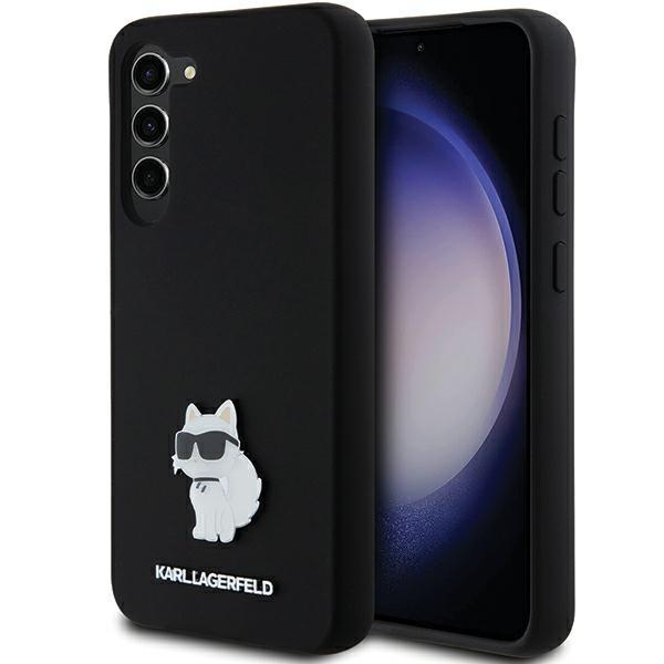Karl Lagerfeld Mobilskal till Galaxy S24+ MagSafe Silikon Choupette Pin