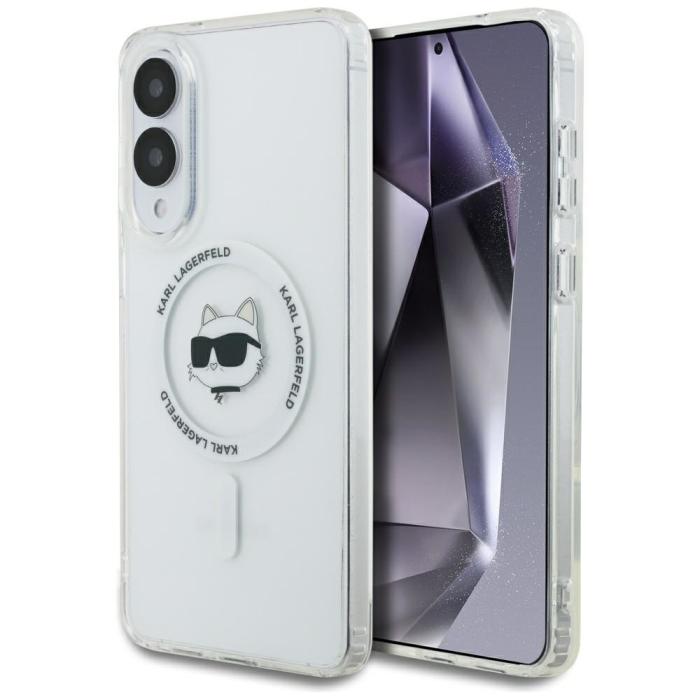KARL LAGERFELD - Karl Lagerfeld Mobilskal till Galaxy S25 Edge MagSafe Button Choupette