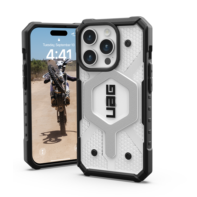 UAG iPhone 15 Pro Mobilskal Magsafe Pathfinder - Ice | 2353 | AlltMobil