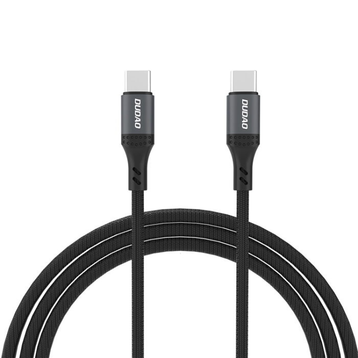 Dudao - Dudao L3CC USB-C - USB-C 60W 1.2m Braided Kabel - Svart