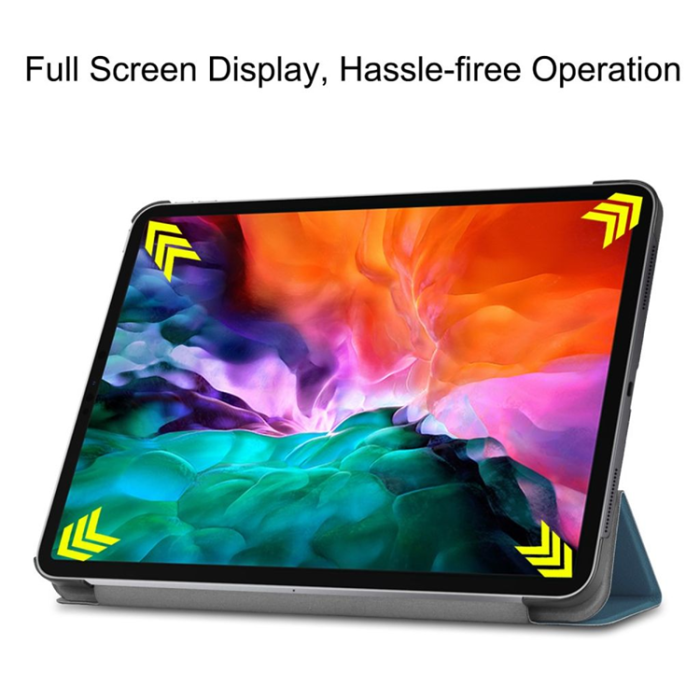 OEM - iPad Pro 12.9 (2021/2022) Fodral Tri-fold - Blå