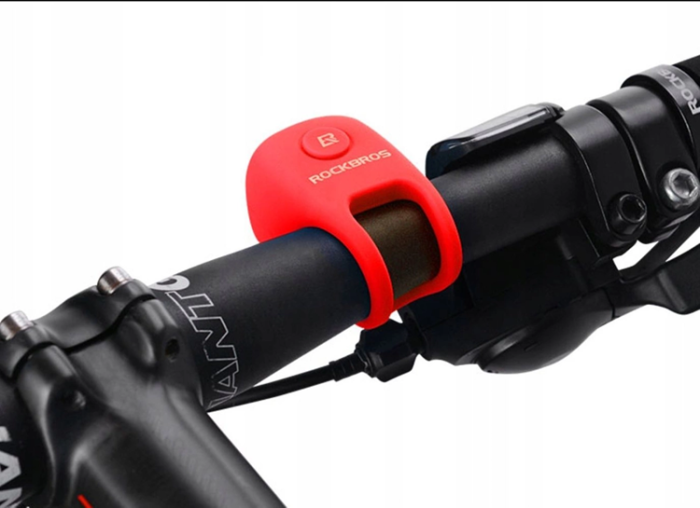 Rockbros - Rockbros Elektronisk Cykel Ring klocka - Röd