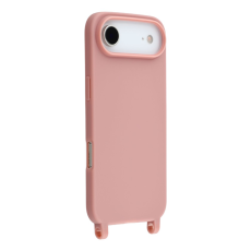 A-One Brand - iPhone 17 Air Mobilskal TPU med Hål för Rem - Djuprosa