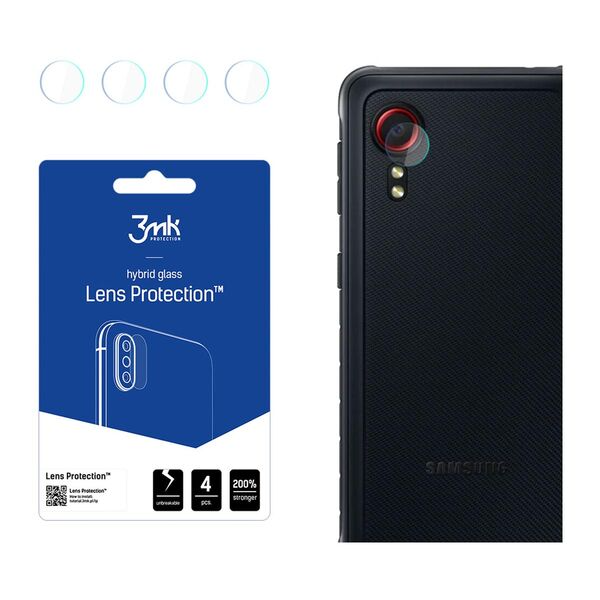 3MK Galaxy XCover 7 Härdat Glas Kameraskydd - Clear | 5468 | AlltMobil
