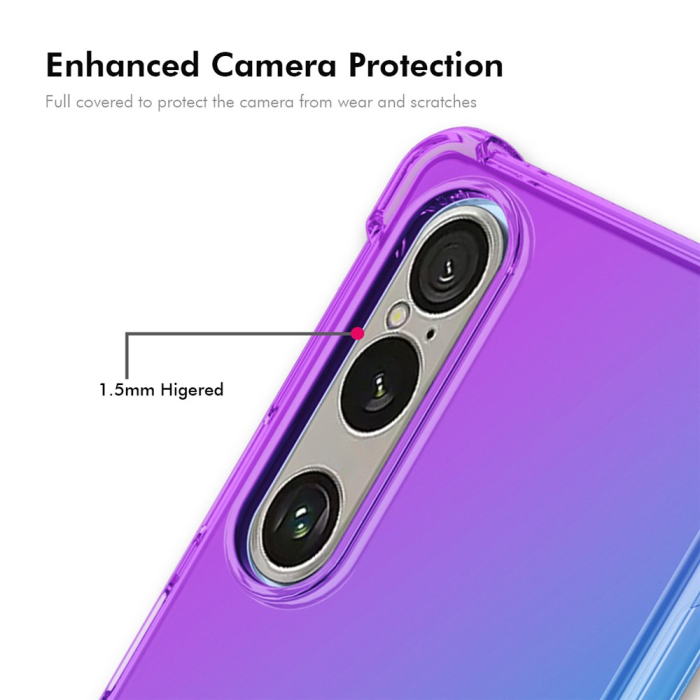 ENKAY - ENKAY Sony Xperia 1 VII Mobilskal Reinforced TPU - Rosa/Guld