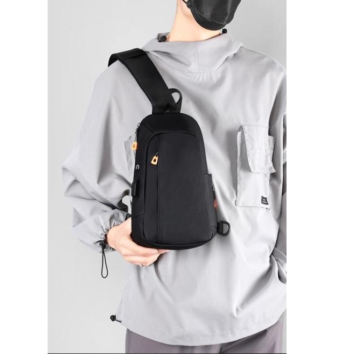 A-One Brand - CrossBody Väska USB Port - Svart
