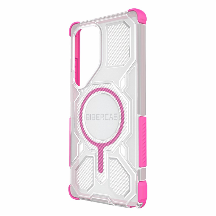 A-One Brand - BIBERCAS Galaxy S25 Ultra Mobilskal MagSafe J-16 Transparent