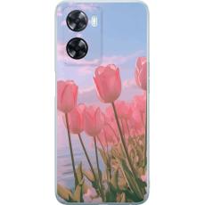 Gustaf - Mobilskal till OnePlus Nord N20 SE med Rosa Tulpaner
