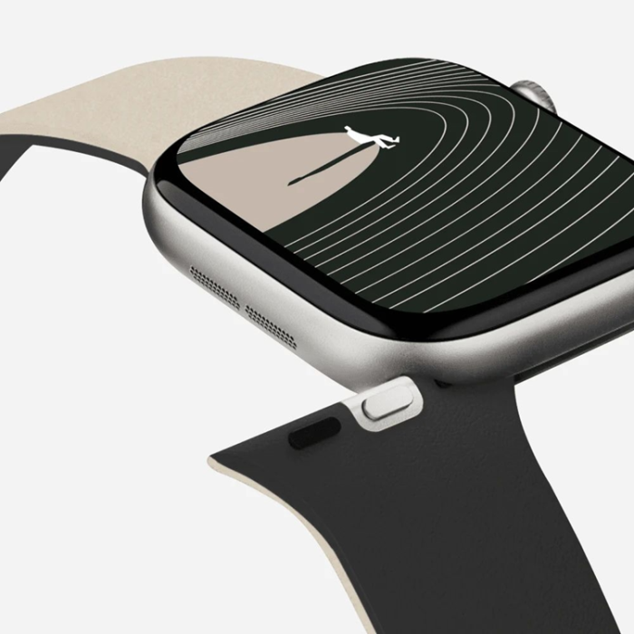 Moft - Moft Apple Watch (38/40/41/42mm) Armband Snap Duo - Vit/Svart