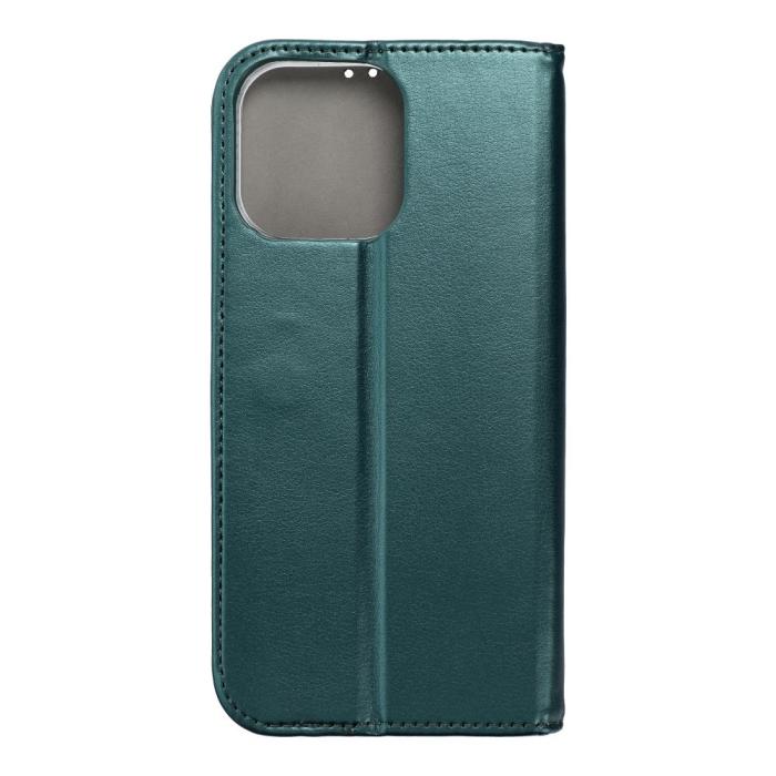 A-One Brand - iPhone 14 Pro Max Plånboksfodral Smart Magneto - Mörkgrön