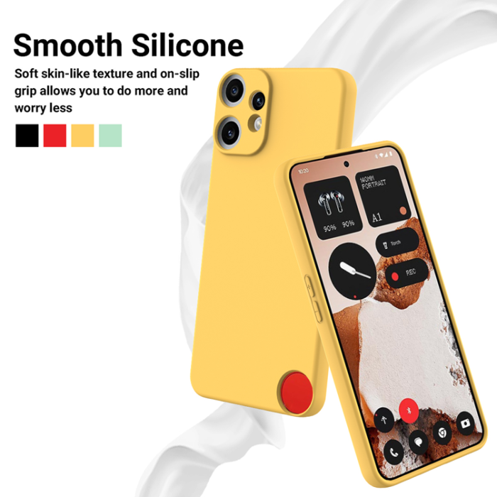 A-One Brand - Nothing CMF Phone 2 Pro Mobilskal Liquid Silikon med Handrem