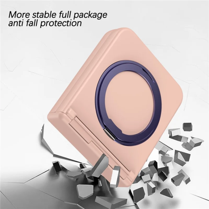 A-One Brand - Galaxy Z Flip 7 Mobilskal Magsafe Spring Hinge - Rosa