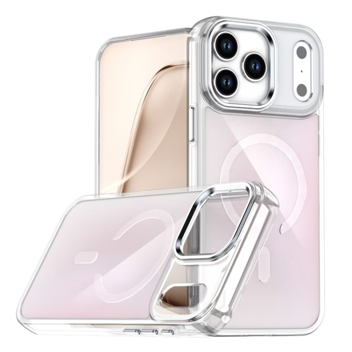OEM - iPhone 17 Pro Mobilskal MagSafe Color Changing TPU - Vit