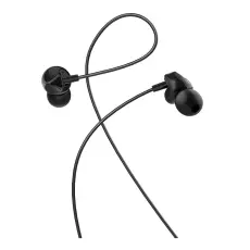 Hoco - HOCO M60 Universella H&ouml;rlurar med Mic - Svart