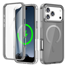 A-One Brand - iPhone 17 Pro Mobilskal MagSafe med PET Skärmskydd - Grå
