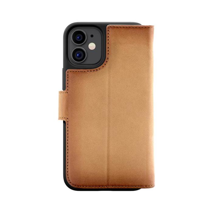 UTGATT5 - Bugatti Zurich Plånboksfodral till iPhone 12 mini cognac