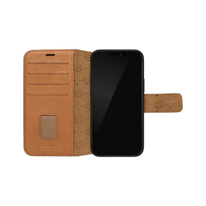 UTGATT5 - Bugatti Zurich Plånboksfodral till iPhone 12 mini cognac