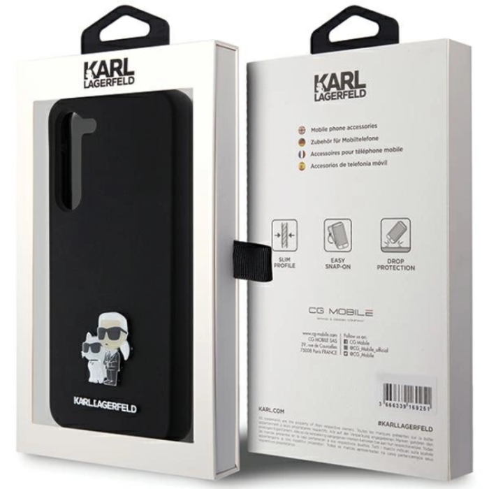 KARL LAGERFELD - Karl Lagerfeld Galaxy S23 Plus Mobilskal Silikon Karl&Choupette