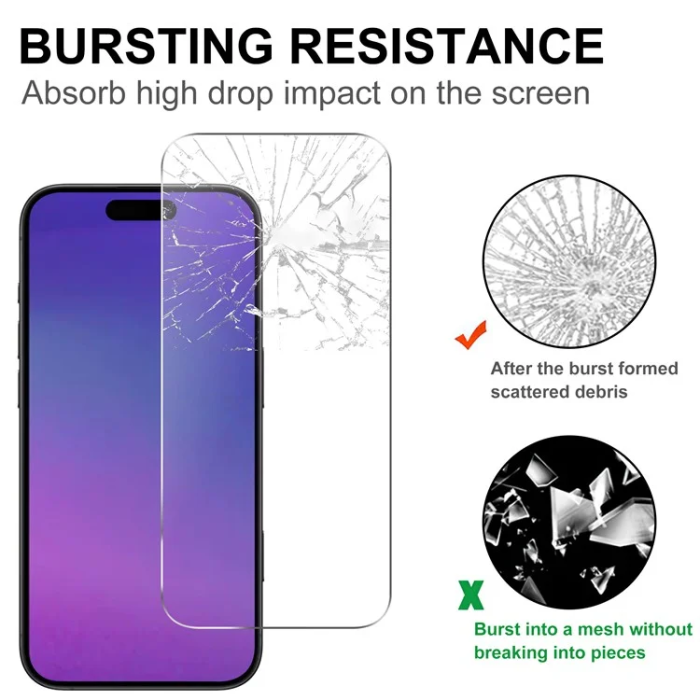 A-One Brand - iPhone 17 Härdat Glas Skärmskydd Plus Kameralinsskydd - Transparent