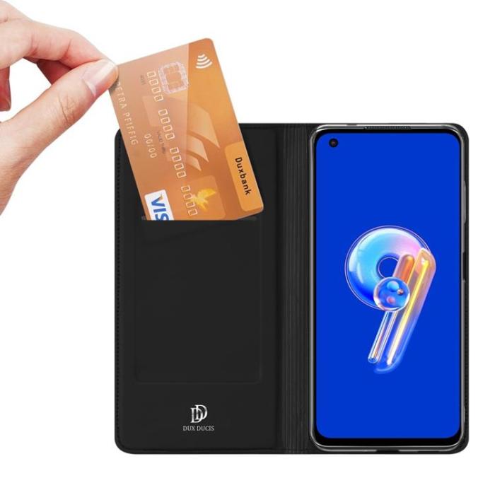 UTGATT1 - Dux Ducis Asus Zenfone 9 Plånboksfodral Skin Series - Svart