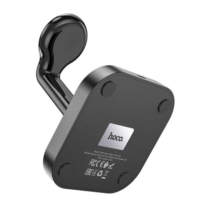 Hoco - Hoco 3-in-1 Trådlös Laddare iPhone, Apple Watch, AirPods - Svart