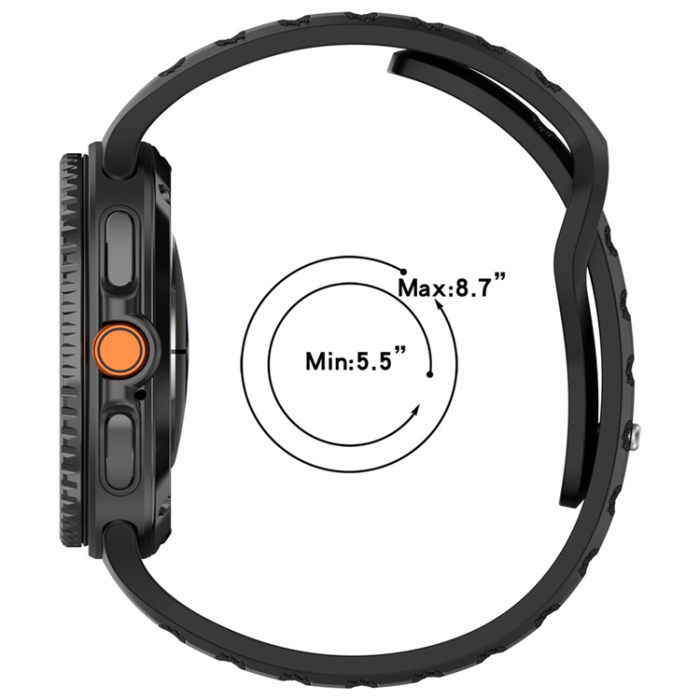 A-One Brand - Galaxy Watch 8 (44mm/40mm)/8 Classic (46mm) Armband Silikon
