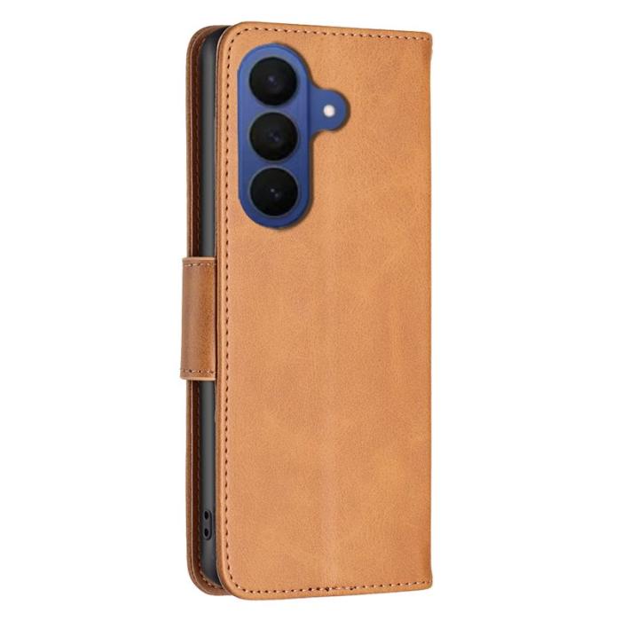 OEM - Samsung Galaxy A57 Plånboksfodral Konstläder Stötbeständig - Gul