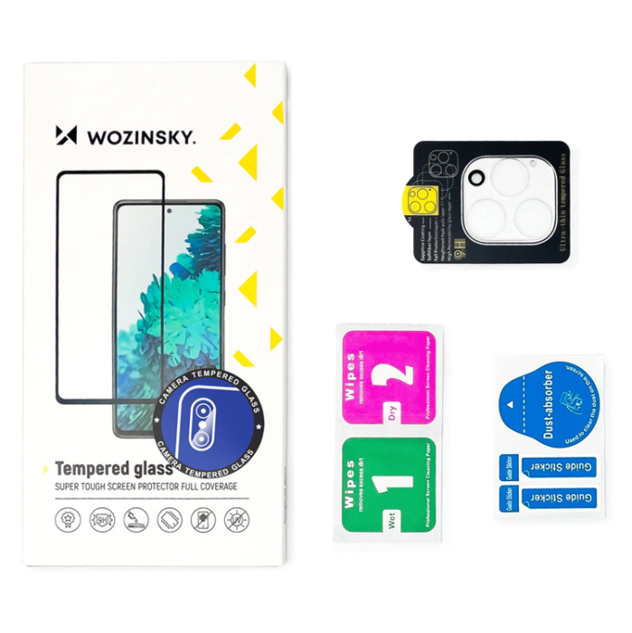 Wozinsky - Wozinsky iPhone 16 Pro Max Linsskydd Härdat Glas 9H - Clear