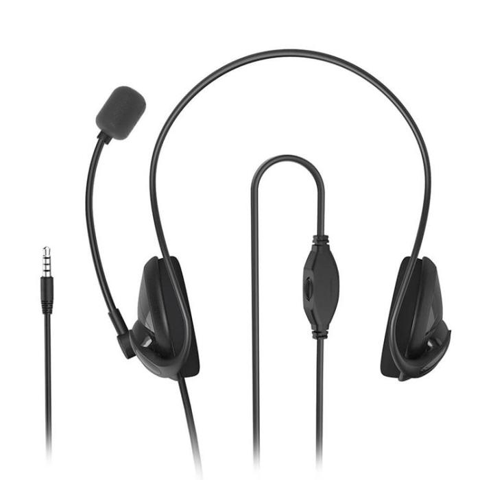 Hama - Hama Headset PC Office Stereo On-Ear NHS-P100 V2 - Svart