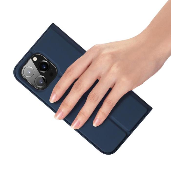 Dux Ducis - Dux Ducis iPhone 15 Pro Max/iPhone 15 Ultra Plånboksfodral Skin Pro - Blå