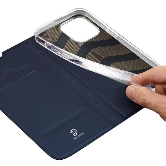 Dux Ducis - Dux Ducis iPhone 15 Pro Max/iPhone 15 Ultra Plånboksfodral Skin Pro - Blå
