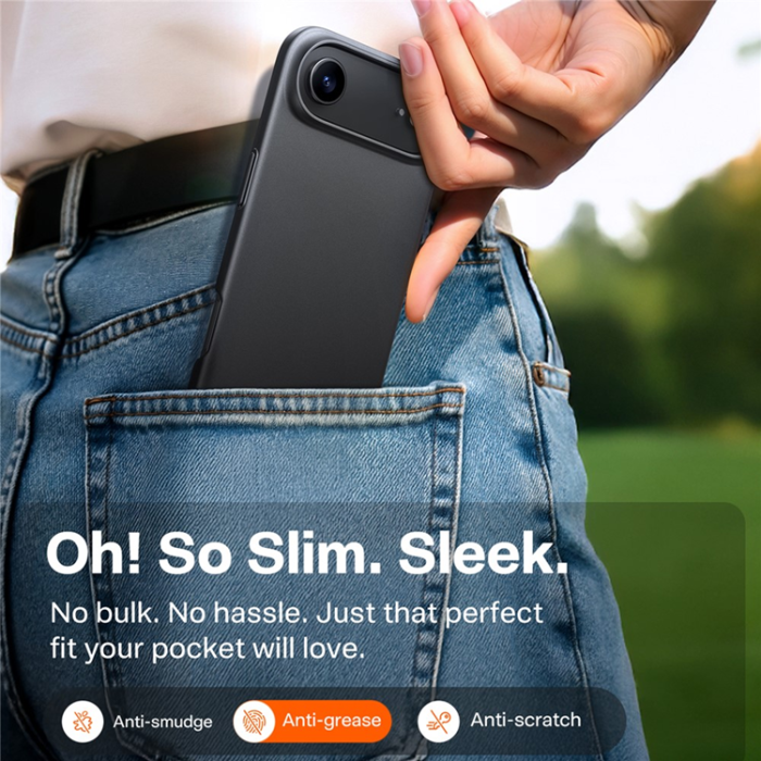 Torras - TORRAS Mobilskal till iPhone Air MagSafe Shockproof - Svart