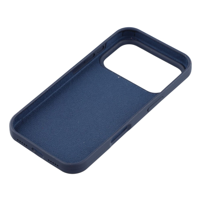 A-One Brand - iPhone 17 Pro Max Mobilskal Solid Silikon Shockproof - Mörkblå
