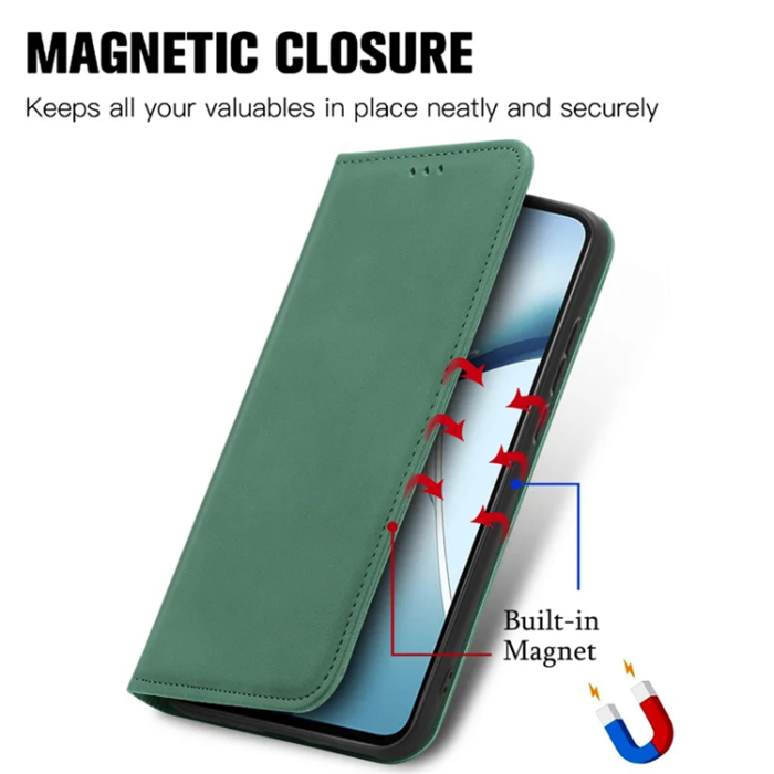 A-One Brand - Xiaomi 15 Ultra Plånboksfodral Magnetic Absorption - Grön