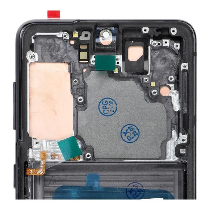 OEM - SAMSUNG S21 5G Skärm med LCD-display SOFT OLED - Grå