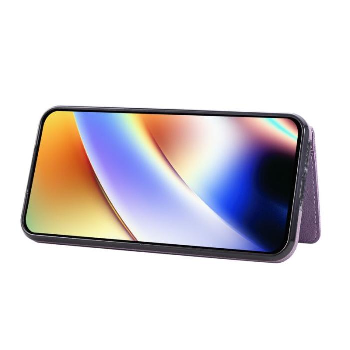 OEM - Mobilfodral för Samsung Galaxy S26 Konstläder + TPU - Lila