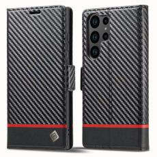 LC.imeeke - LC.IMEEKE Pl&aring;nboksfodral f&ouml;r Samsung Galaxy S26 Ultra Konstl&auml;der - Svart