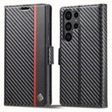 LC.imeeke - LC.IMEEKE Pl&aring;nboksfodral f&ouml;r Samsung Galaxy S26 Ultra Konstl&auml;der - Svart