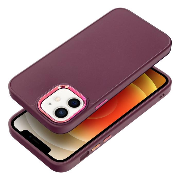 OEM - FRAME skal för iPhone 12 / 12 PRO lila