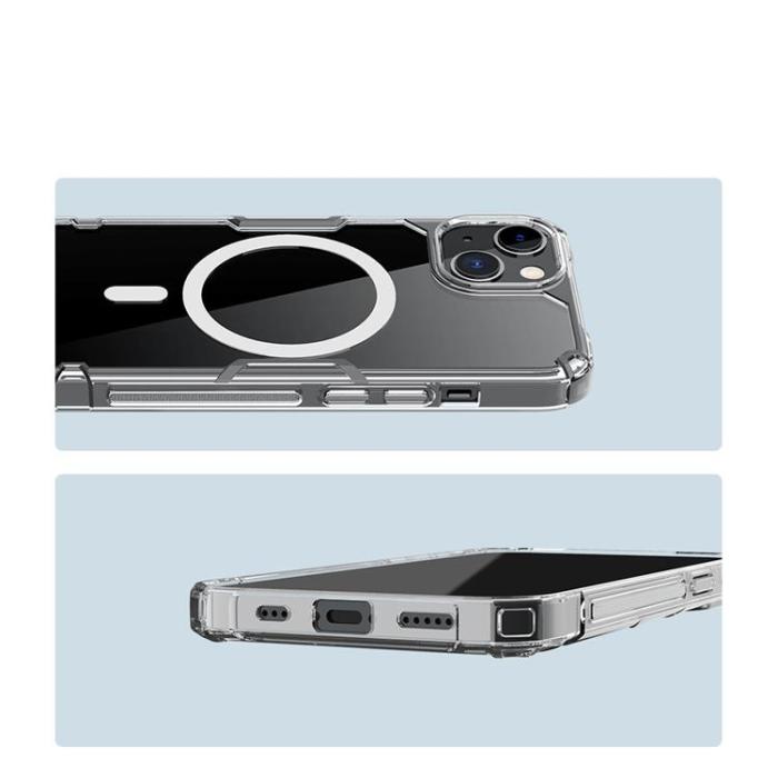 Nillkin - Nillkin Magsafe iPhone 14 Plus Skal Nature Pro - Blå