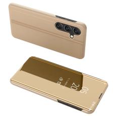 OEM - Mobilfodral f&ouml;r Samsung Galaxy S26 Plus St&auml;llfunktion Konstl&auml;der - Guld