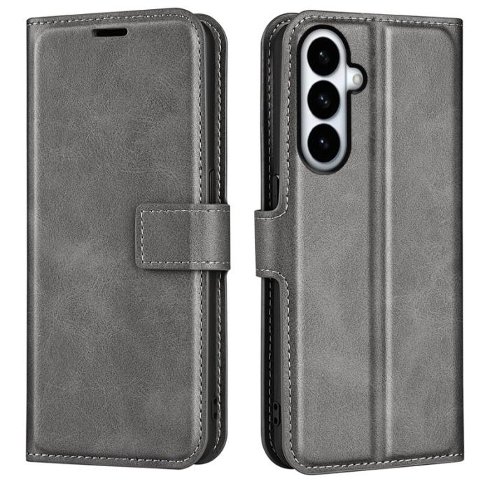 OEM - Mobilfodral för Samsung Galaxy S26 Plus Ställfunktion Konstläder - Grå