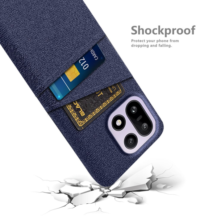 A-One Brand - Mobilskal till OnePlus 15 5G Korthållare Cloth + Hard PC - Blå