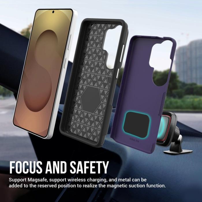 OEM - Mobilskal för Samsung Galaxy S26 Ultra TPU + PC Stötabsorberande - Mörklila